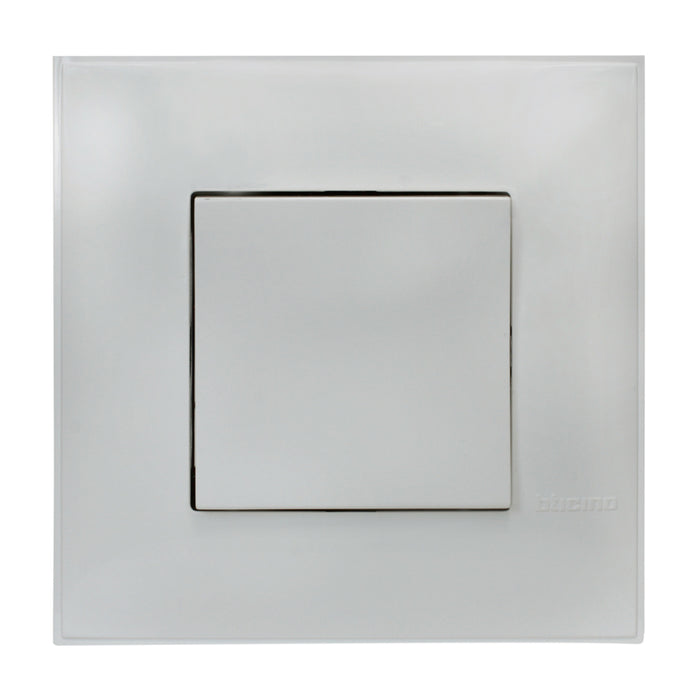 KEY SINGLE WITH FRAME WHITE BTICINO CLASSIA