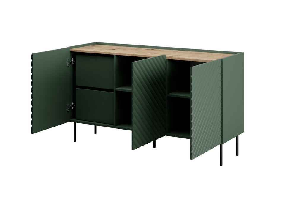3D2SZ ONDA chest of drawers 150x45xH85 green