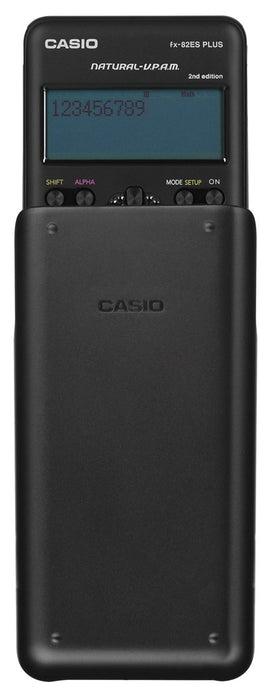 CASIO FX-82ESPLUS-2 CALCULATOR SCIENTIFIC, 252 FUNCTIONS, 77X162MM, BLACK, BOX
