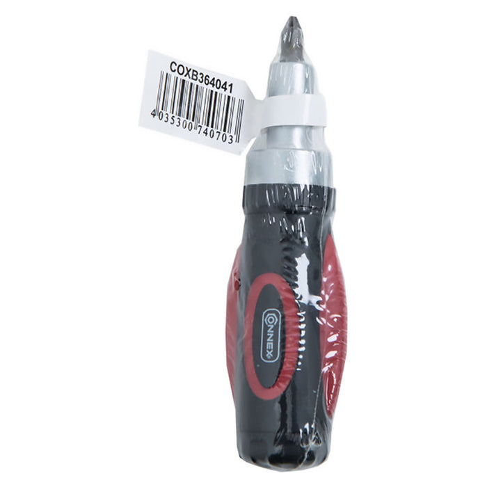 RATCHET SCREWDRIVER SET AND 4 CONNEX BITS