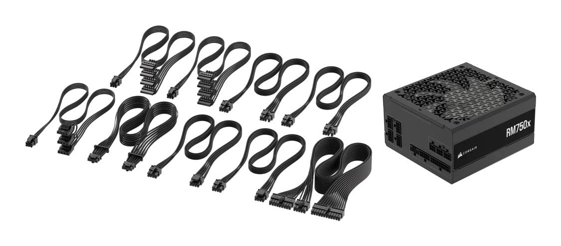 CORSAIR RMx Series RM750x 750 Watt ATX 3.0 80 PLUS GOLD Certified Fully Modular Power Supply