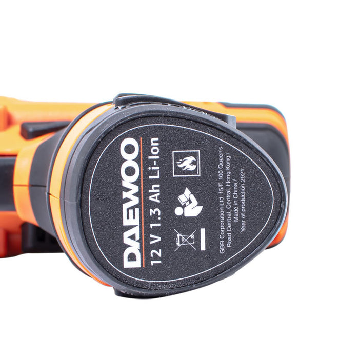 DAEWOO DALD1210 CORDLESS DRILL 12 V, 18.00 nm, NUMBER OF BATTERIES 1, 1.30 Ah