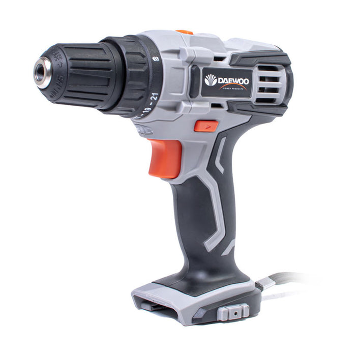 BATTERY DRILL DAEWOO DALD18-P1 20 V, 25.00 nm, WITHOUT BATTERY AND CHARGER