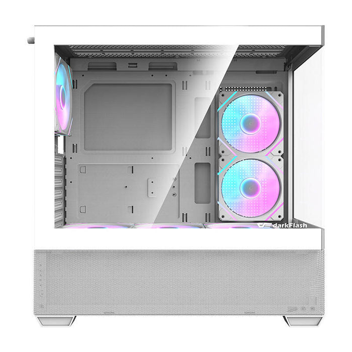 Darkflash DS900 AIR computer case (white) + 6 ARGB fans