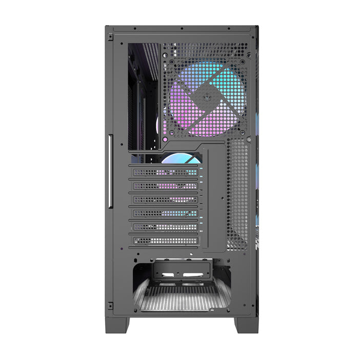 Darkflash DRX90 glass computer case (black)