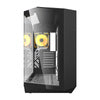 Darkflash DY470 computer case (black) + 4 fans