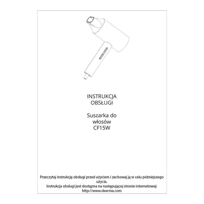 Hair Dryer Deerma CF15W