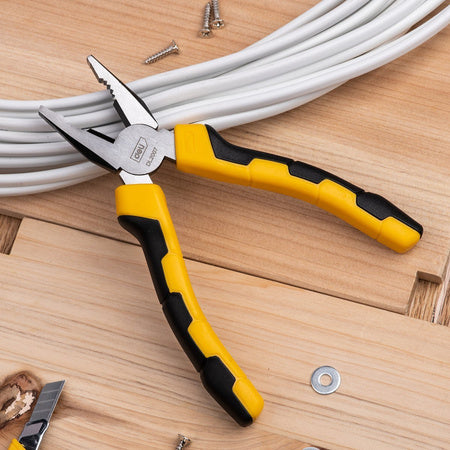 Combination pliers 7" Deli Tools EDL2007 (yellow)