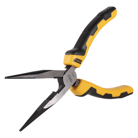 Long Nose Pliers 8" Deli Tools EDL2108 (yellow)