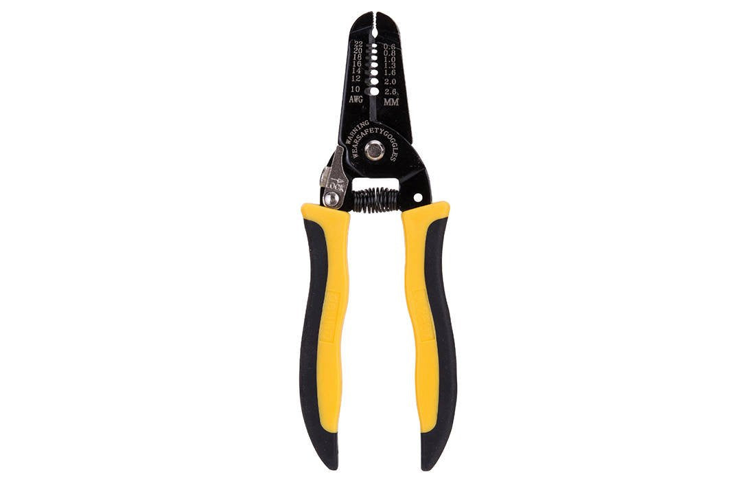 Wire Stripper 0.6-2.6mm Deli Tools EDL2607 (black&yellow)