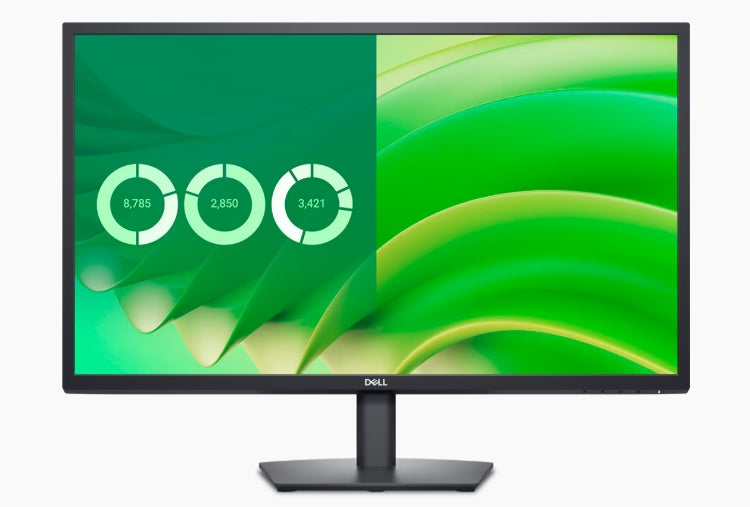 Dell E2725H, 27" Edge LED Anti-Glare, VA Panel, 5ms GTG, 75 Hz, 3000:1, 300 cd/m2, 1920x1080 Full HD, VGA, Display Port, Tilt, Black