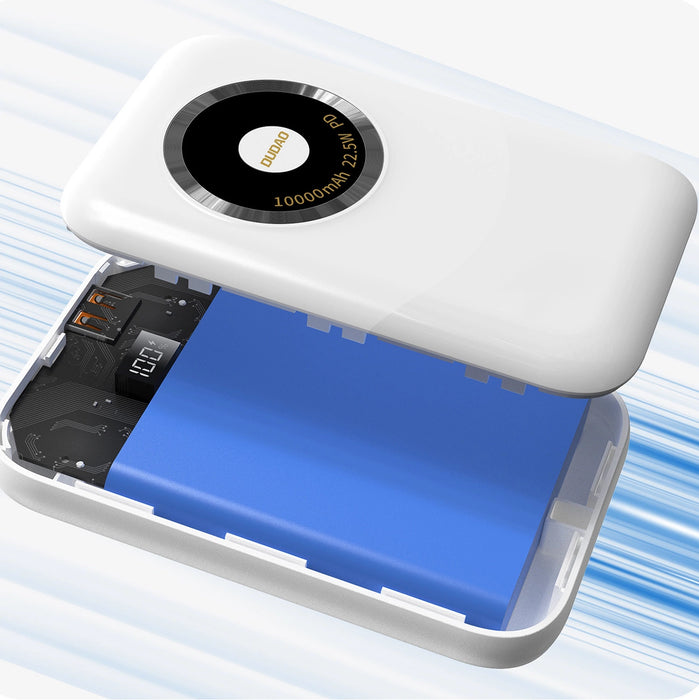 Powerbank Dudao K21 Mini 10000mAh 22.5W USB-A / USB-C - beige