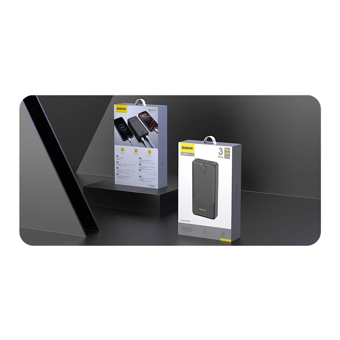 Powerbank Dudao K10Pro 2.4A 20000mAh 2 x USB-A - black