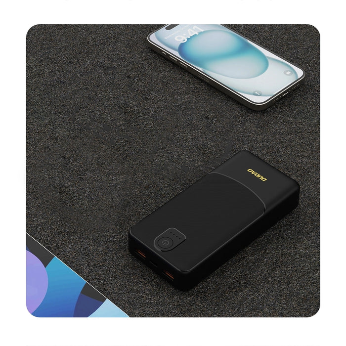 Powerbank Dudao K10Pro 2.4A 20000mAh 2 x USB-A - black
