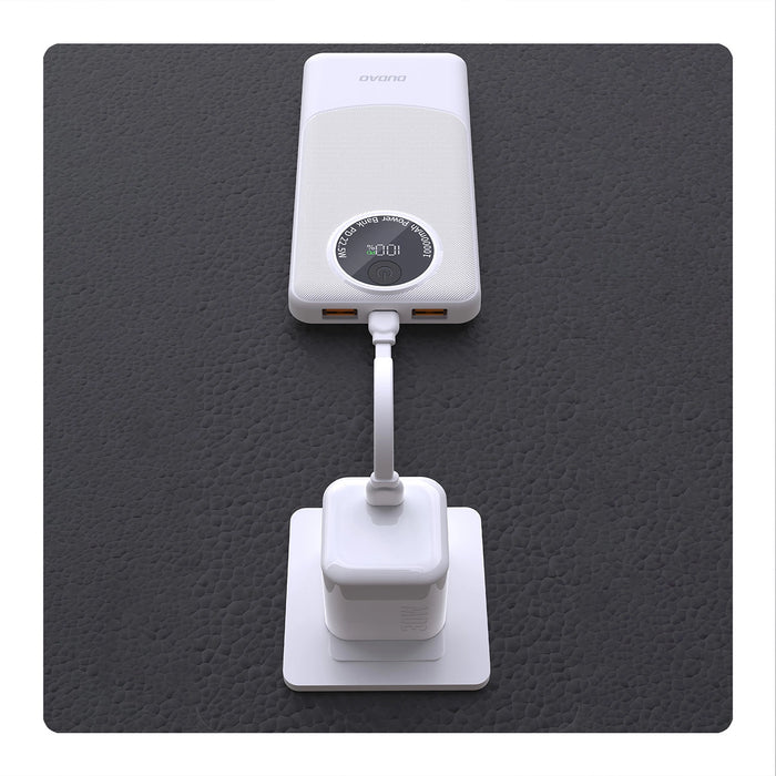 Powerbank Dudao K12Pro 22.5W PD 20000mAh USB-A, USB-C - white