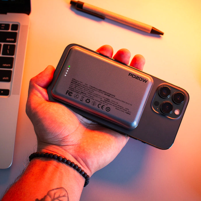 Dudao TGK1 power bank with MagSafe wireless charger 20W 10000mAh black (TGK1-black)