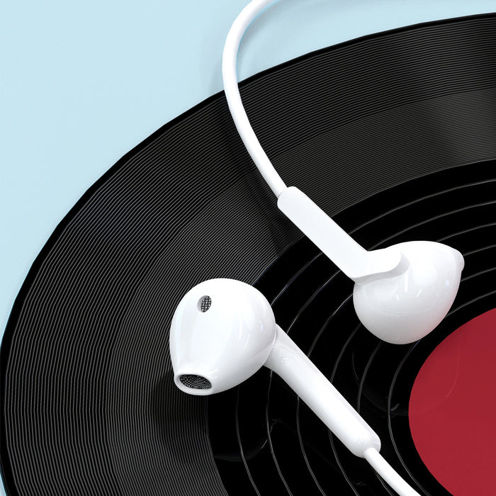 Dudao X3C In-Ear Wired USB-C Headphones 1.2m - White