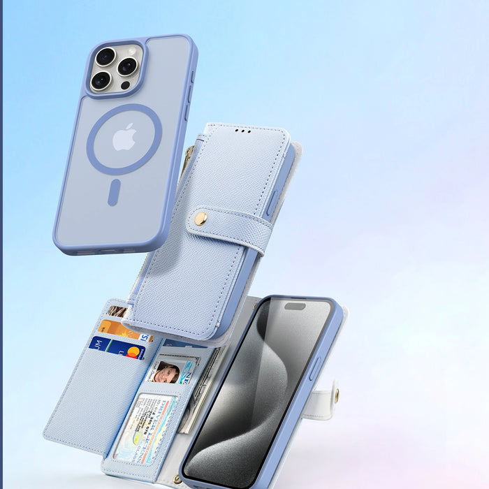 Dux Ducis Lawa Leather Case for iPhone 15 - Blue