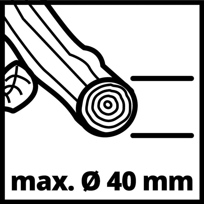 BRANCH CHIPPER EINHELL GC-KS 2540 2000 W, MAX CUTTING DIAMETER 40 mm