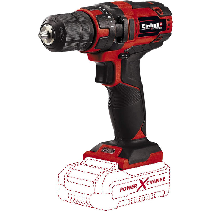CORDLESS DRILL EINHELL TC-CD 18/35 Li 18 V, 35.00 nm, WITHOUT BATTERY AND CHARGER