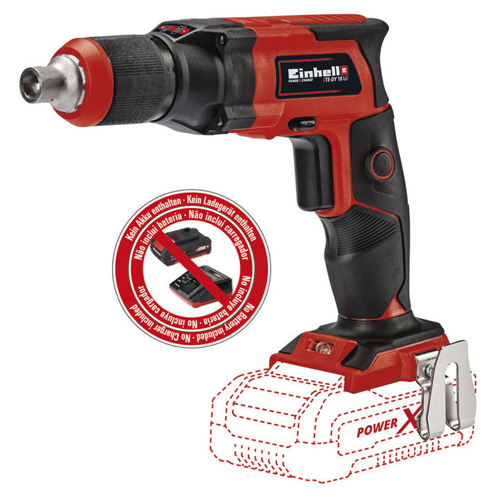 CORDLESS SCREWDRIVER EINHELL TE-DY 18 Li-Solo PXC 18 V, WITHOUT BATTERY AND CHARGER, SUITCASE