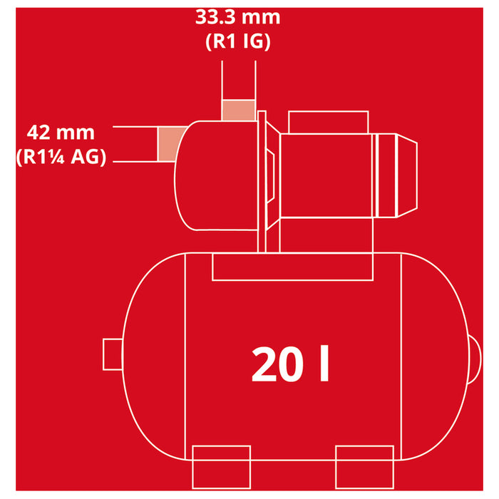 HYDROPHORIC PUMP EINHELL GC-WW 1045 N