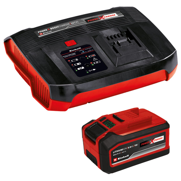 BATTERY AND CHARGER 18 V 4-6 AH MULTI EINHELL POWER X-CHANGE