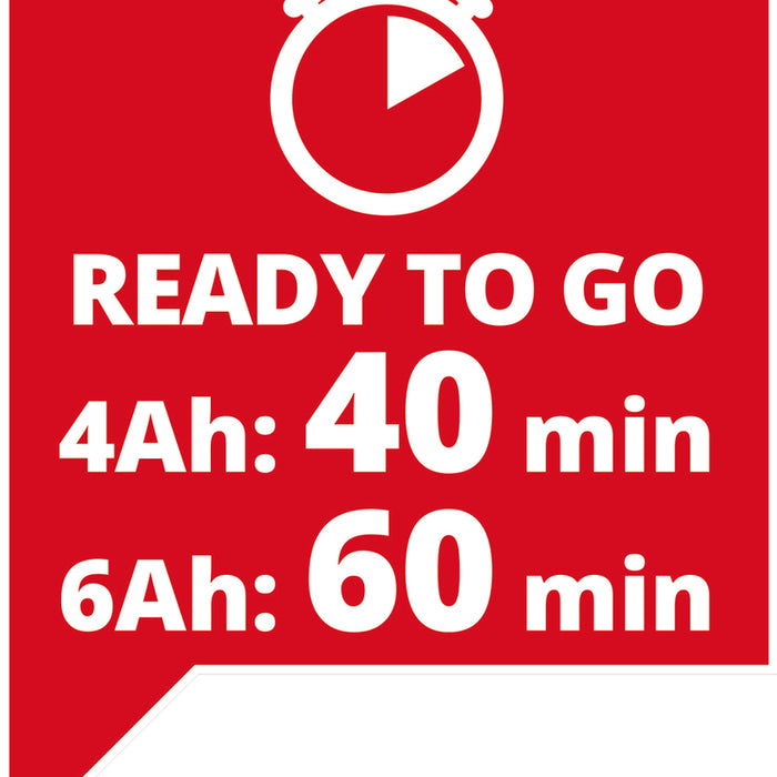 BATTERY AND CHARGER 18 V 4-6 AH MULTI EINHELL POWER X-CHANGE