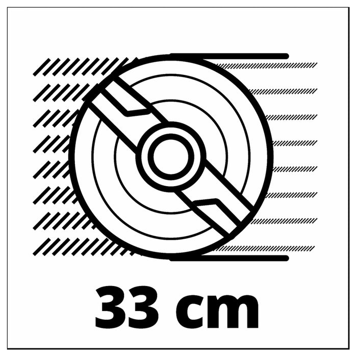 BATTERY MOWER EINHELL GE-CM 18/33 Li 18 V, MOWING WIDTH 33.00 cm, WITHOUT BATTERY AND CHARGER