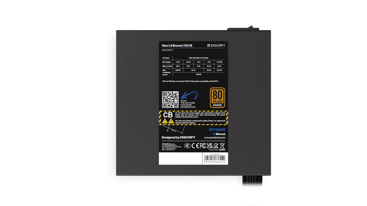 Endorfy VERO L5 700W 80+ Bronze PSU