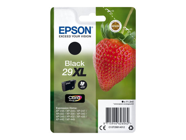 EPSON 4LB Cartridge Fraise - Ink Claria Home Black XL w/s