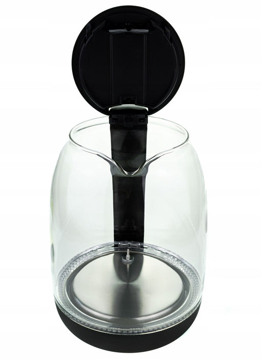 Esperanza EKK027 electric kettle 1.7 L 2200 W Black, Transparent