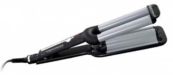 Esperanza EBL013 hair styling tool Curling iron Black, Silver 55 W 1.8 m