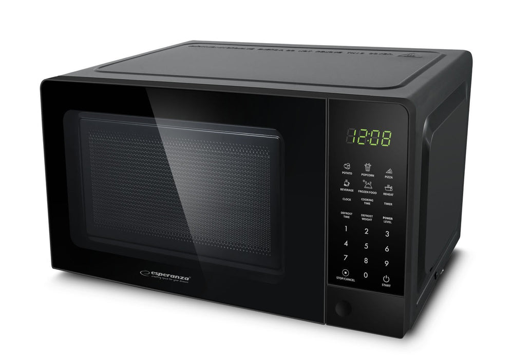 Esperanza EKO009 microwave Black Solo microwave Countertop 20 L 700 W
