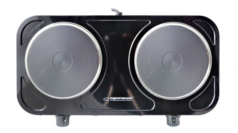 Esperanza EKH010K hob Black Countertop 2 zone(s)