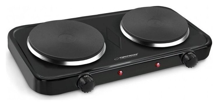 Esperanza EKH010K hob Black Countertop 2 zone(s)