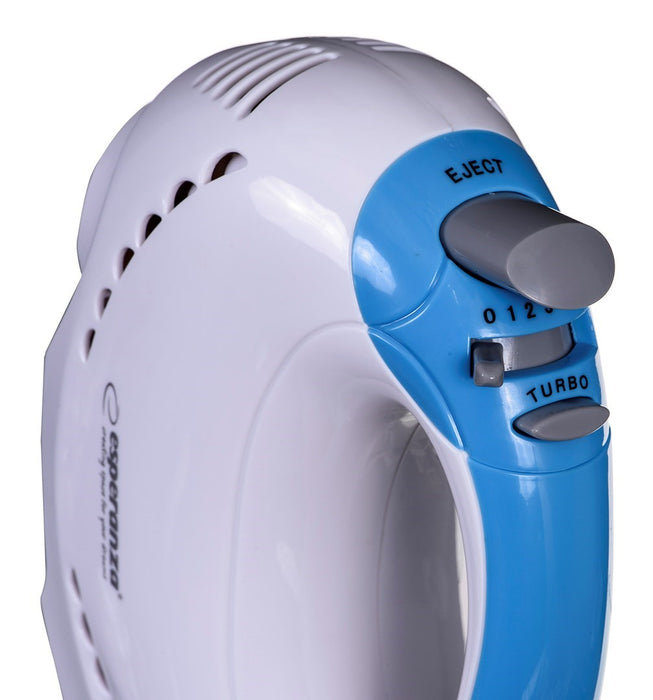Esperanza EKM010 mixer Hand mixer 300 W Light Blue, White