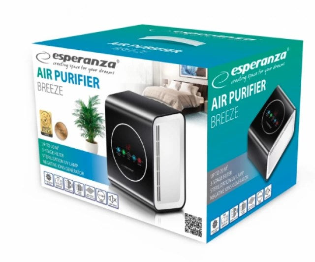 Esperanza EHP001 air purifier 45 dB Black, White