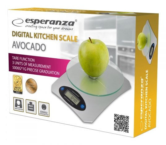 Esperanza Avocado Grey Electronic kitchen scale