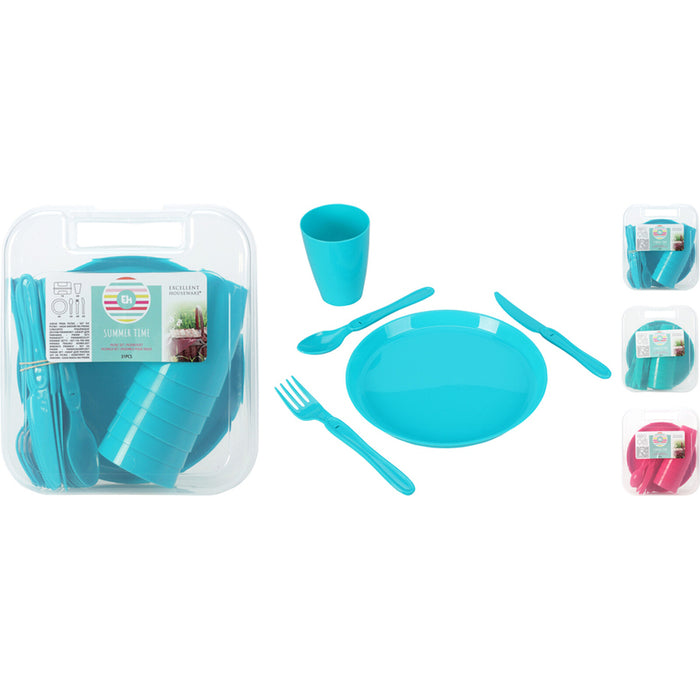 CAMPING FOOD SET 31PCS EXCELLENT HOUSEWAR 30001750