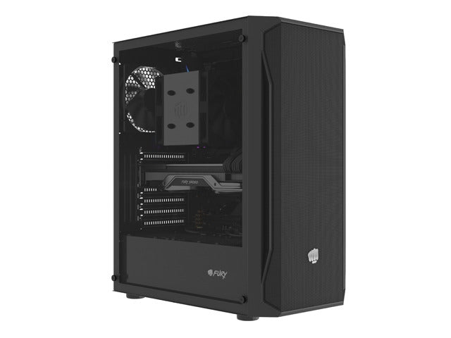 Fury PC Case Shobo SH4 Midi Tower, Window, Black