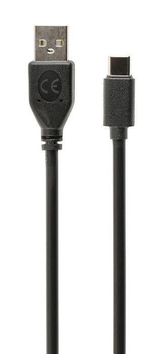 Gembird USB-A/USB-C, 1m USB cable USB 2.0 USB A USB C Black