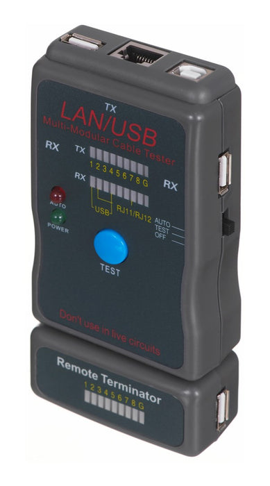 Network Cable Tester GEMBIRD NCT-2 Black