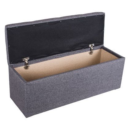GENOMAX CHEST-STOOL 99X36X33 CM. GREY