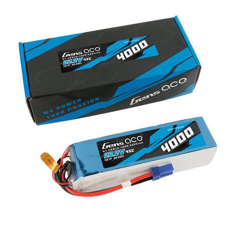 Gens Ace 4000mAh 22.2V 45C 6S1P battery