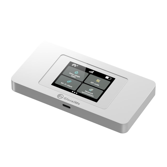 GlocalMe Duoturbo Cloud SIM Portable Wi-Fi 4G/LTE Router