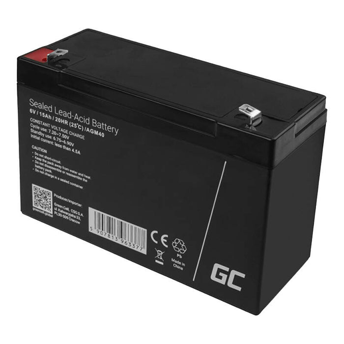 Battery for Uninterruptible Power Supply System UPS Green Cell AGM40 14000 mAh 6 V
