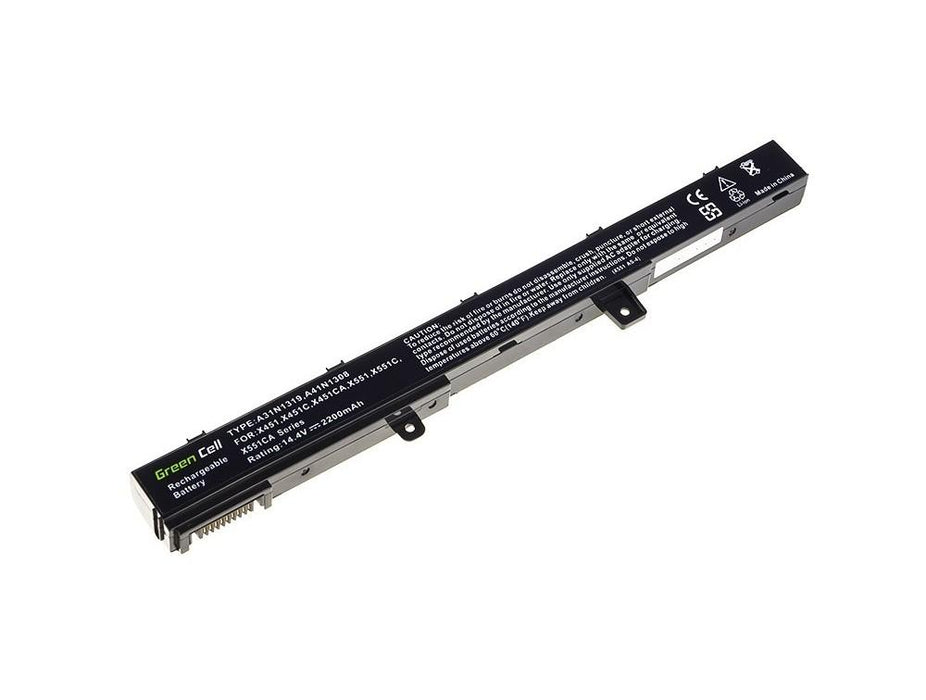 Laptop Battery Green Cell AS75 Black 2200 mAh