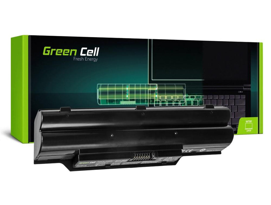 Laptop Battery Green Cell FS10 Black 4400 mAh