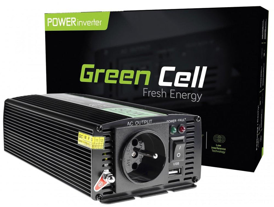 Inverter GREEN CELL 24V/500W